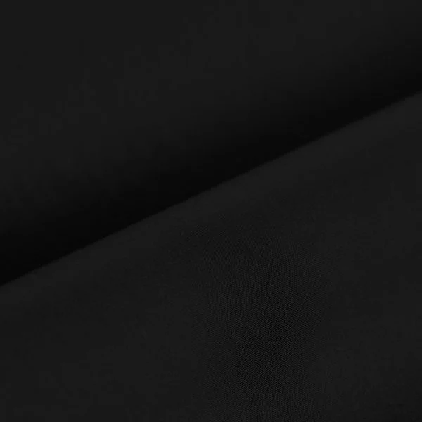 Non Iron Black Poplin Classic Collar Tailor Fit Shirt with Germirli - 3