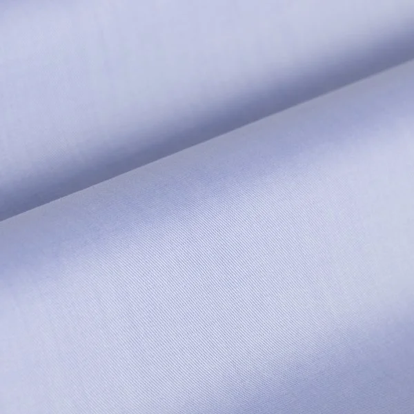 Non Iron Blue Twill Classic Collar Tailor Fit Shirt with Germirli - 5