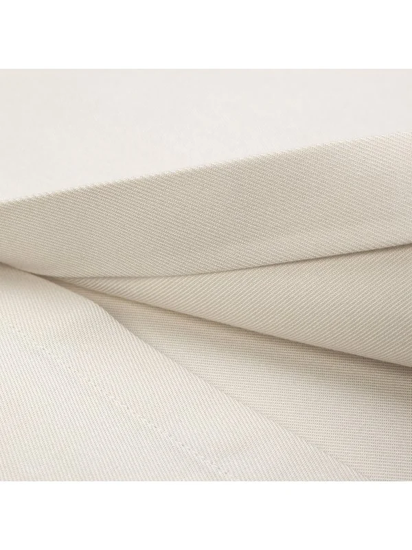 Germirli Sand Beige Color Cotton Tencel Epaulette Cover Pocket Foldable Sleeve Hello Shirt - 4
