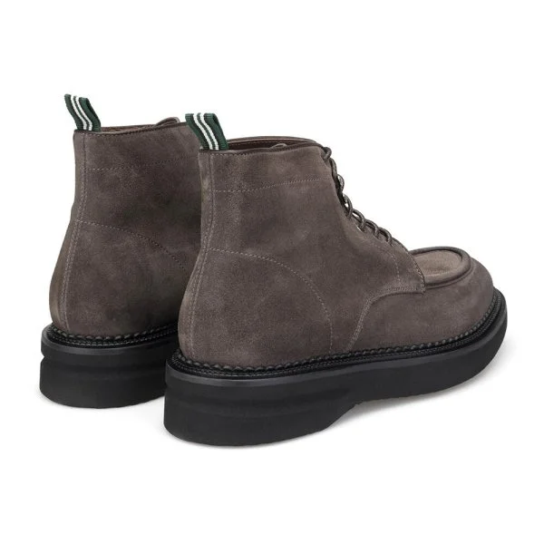 GREEN GEORGE Brown Suede Livetech Sole Italian Boots - 3