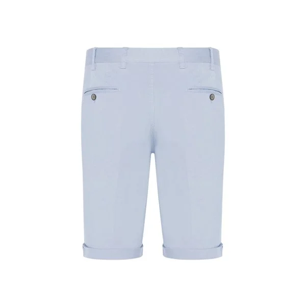 Hiltl Blue Cotton Elastane Bermuda - 2
