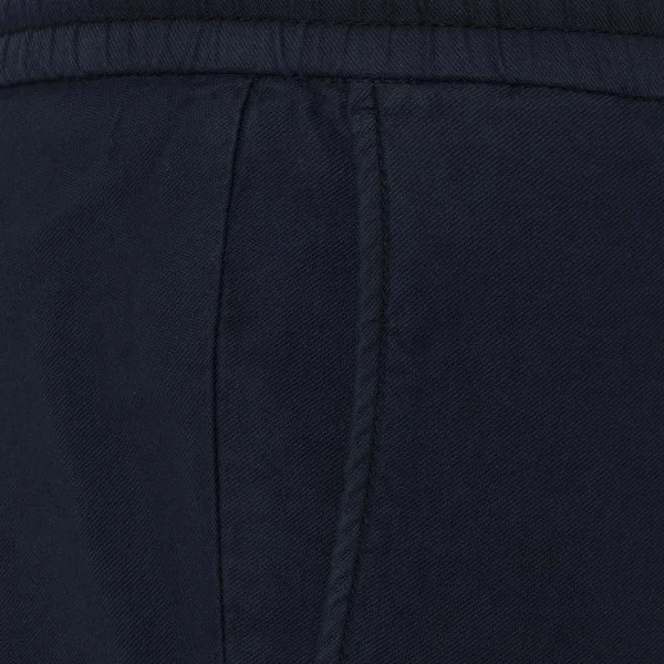 Hiltl Navy Blue Vintage Elastic Waist Cotton Elastane Bermuda - 2
