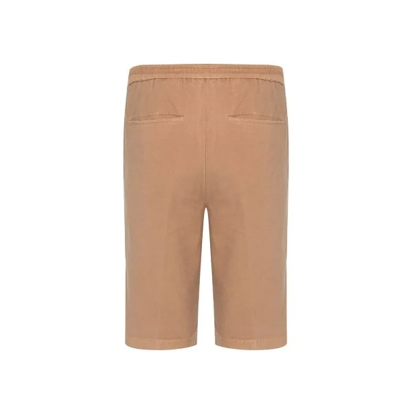 Hiltl Terracotta Vintage Elastic Waist Cotton Elastane Bermuda - 3