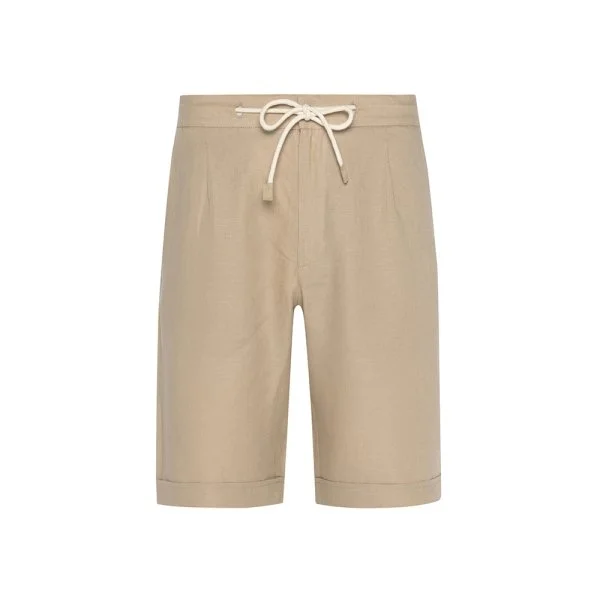 La Fileria Natural Bermuda Linen Bermuda - 1