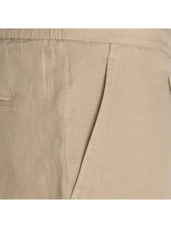 La Fileria Natural Bermuda Linen Bermuda - 2