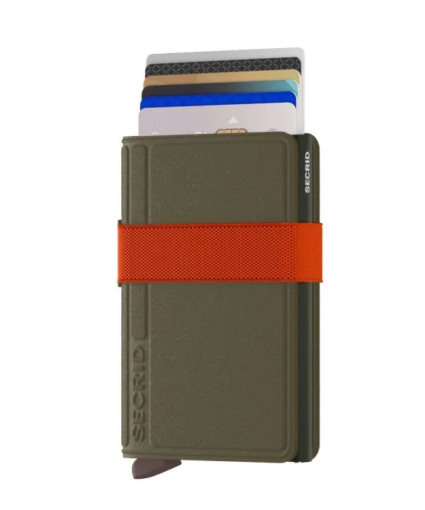 Secrid Bandwallet Liba Green Orange Wallet - 2