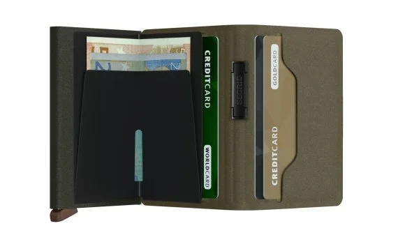 Secrid Bandwallet Liba Green Orange Wallet - 3