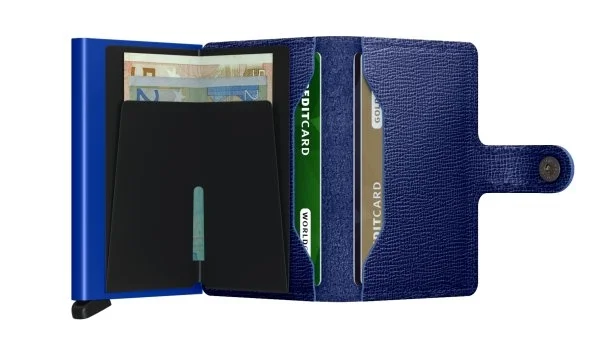 Secrid Miniwallet Crisple Cobalt Wallet - 3