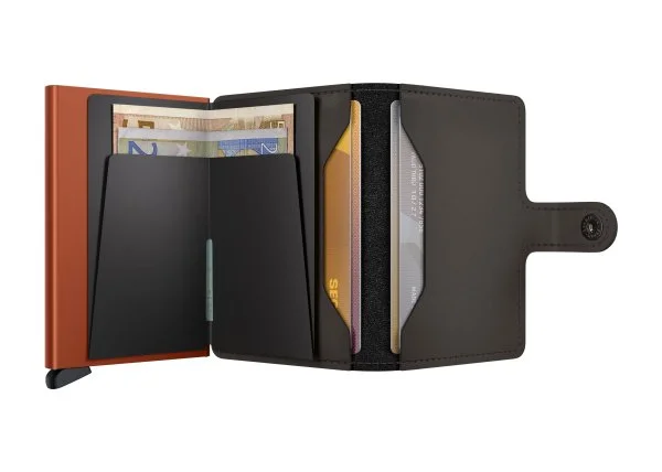Secrid Miniwallet Matte Truffle Orange Wallet - 3
