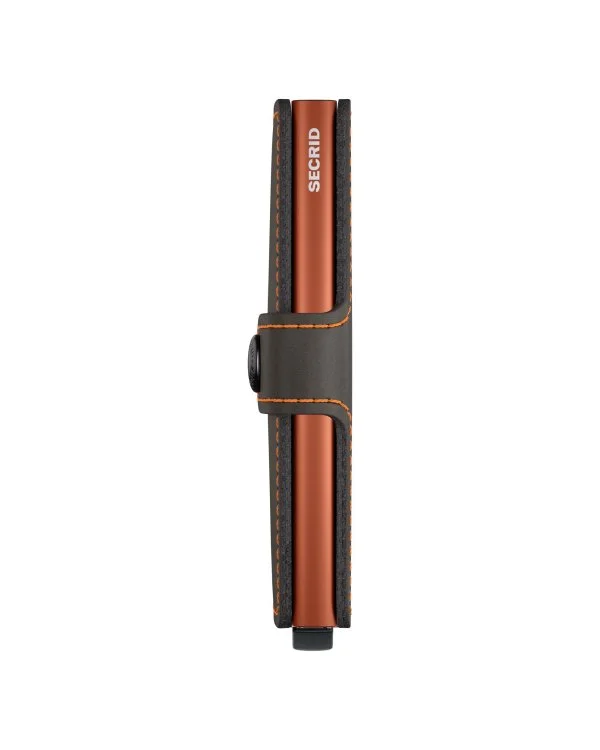 Secrid Miniwallet Matte Truffle Orange Wallet - 4
