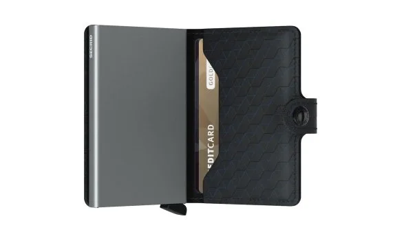 Secrid Miniwallet Optical Black Titanium Wallet - 4