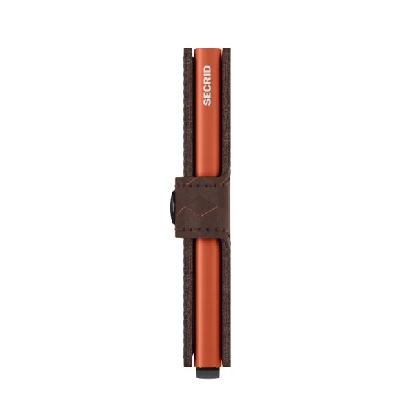 Secrid Miniwallet Optical Brown Orange Wallet - 5
