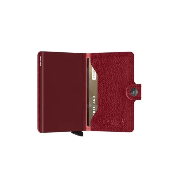 Secrid Miniwallet Veg Tanned Rosso Bordeaux Wallet - 4