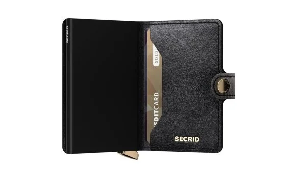 Secrid Premium Miniwallet Emboss Diamond Black Wallet - 3