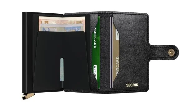Secrid Premium Miniwallet Emboss Diamond Black Wallet - 4