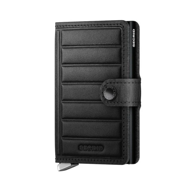 Secrid Premium Miniwallet Emboss Lines Black Wallet - 1
