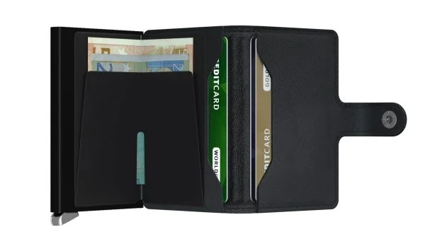 Secrid Premium Miniwallet Emboss Lines Black Wallet - 3