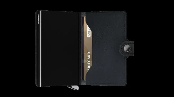 Secrid Premium Miniwallet Emboss Lines Black Wallet - 4