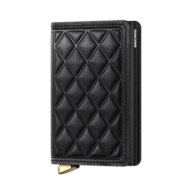 Secrid Premium Slimwallet Emboss Diamond Black Wallet - 1