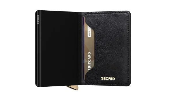 Secrid Premium Slimwallet Emboss Diamond Black Wallet - 3