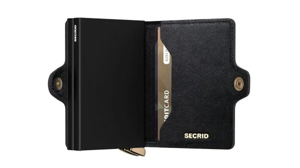 Secrid Premium Twinwallet Emboss Diamond Black Wallet - 3