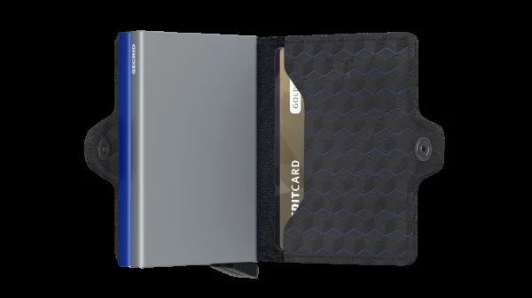 Secrid Twinwallet Optical Titanium Blue Wallet - 4