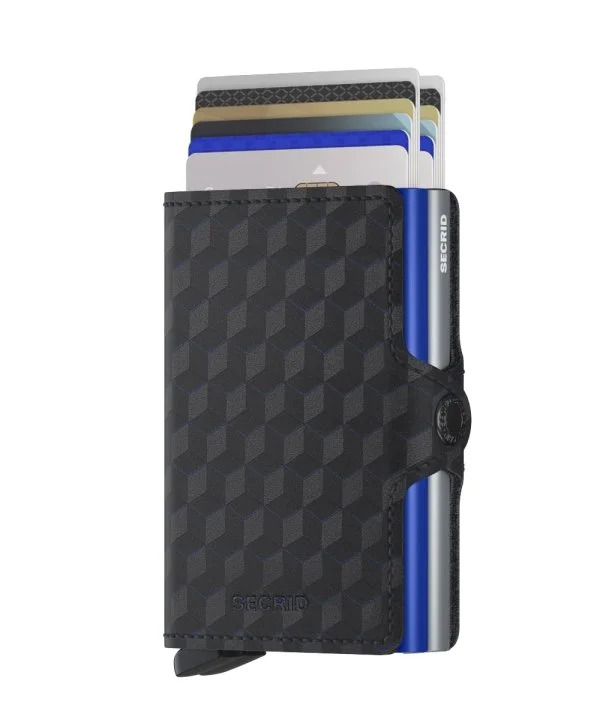 Secrid Twinwallet Optical Titanium Blue Wallet - 2
