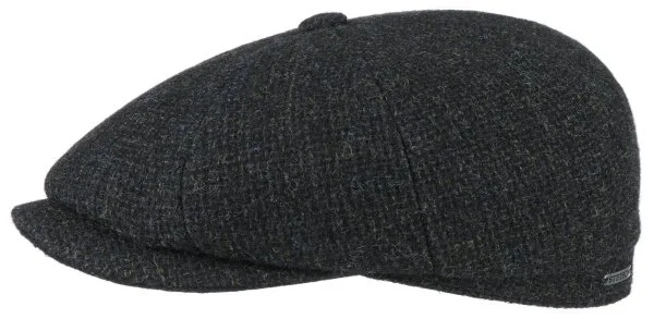Stetson Hatteras Wool Olive Green Flat Cap Hat - 1