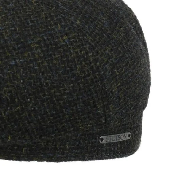 Stetson Hatteras Wool Olive Green Flat Cap Hat - 4