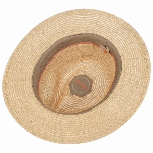 Stetson Traveller Toyo Herringbone Banded Sand Straw Hat - 4