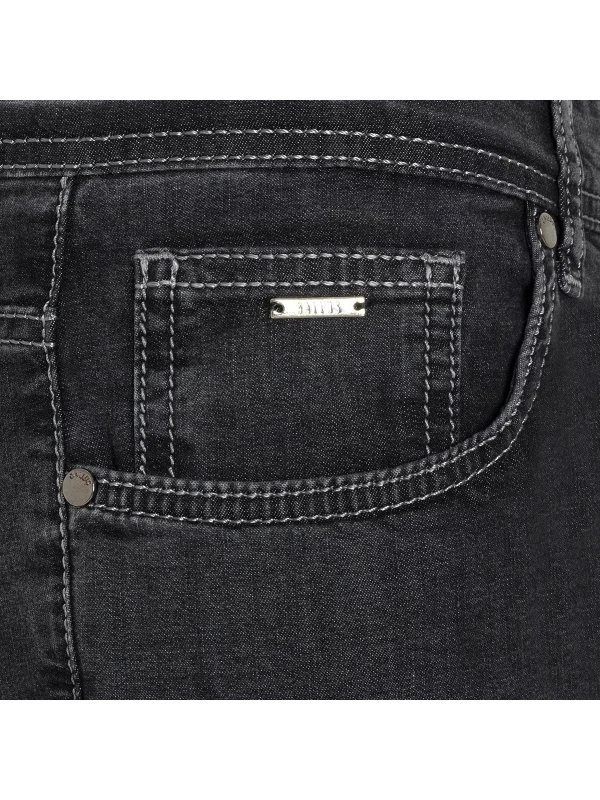 Gallus 5 Cep Gri Esnek Regular Fit İnce Denim Pantolon - 2