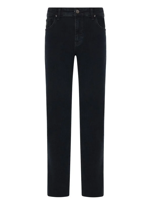 Gallus 5 Cep İndigo Kahverengi Efektli Regular Fit Denim Pantolon - 1