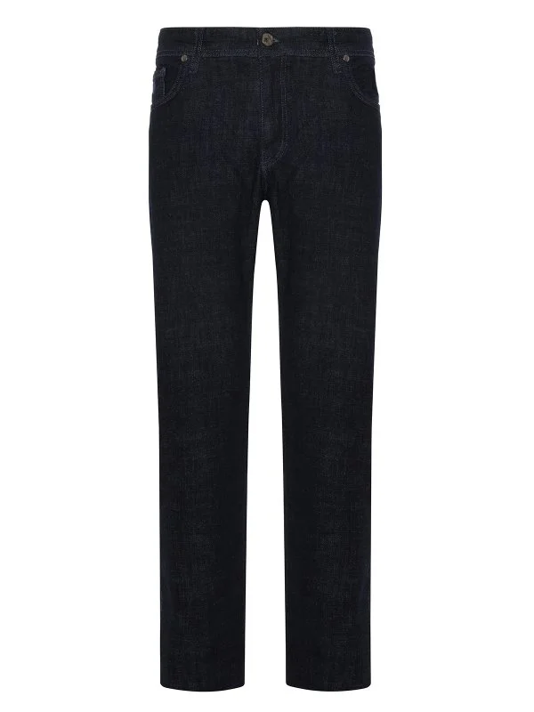 Gallus 5 Cep İndigo Raw Yıkamalı Regular Fit Denim Pantolon - 1