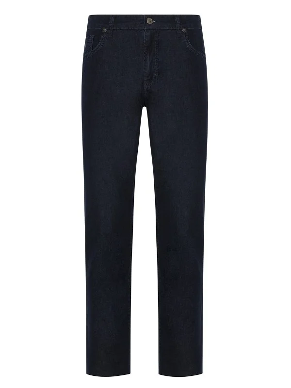 Gallus 5 Cep Lacivert Esnek Regular Fit İnce Denim Pantolon - 1