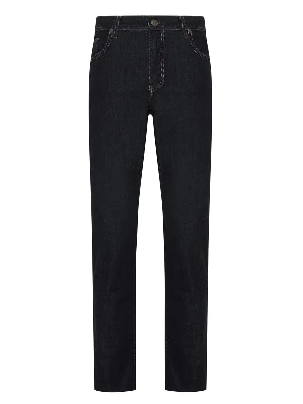 Gallus 5 Cep Lacivert Esnek Regular Fit İnce Raw Denim Pantolon - 1