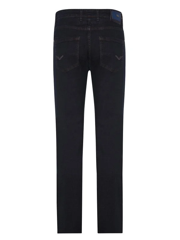 Gallus 5 Cep Vintage Regular Fit Lacivert Denim Pantolon - 2