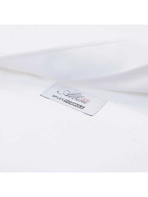 Germirli Albini Beyaz 4Flex Formula Active Pamuklu Slim Fit Gömlek - 3