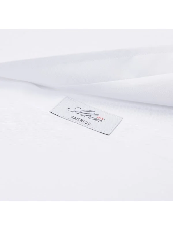 Germirli Albini Beyaz Twill Relax Formula Exclusive Tailor Fit Düğmeli Yaka Pamuk Gömlek - 2