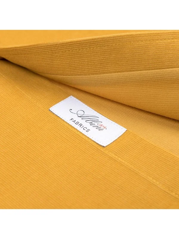Germirli Hardal Soft Yaka Albini Tailor Fit Rahat Kalıp İnce Fitilli Kadife Gömlek - 3