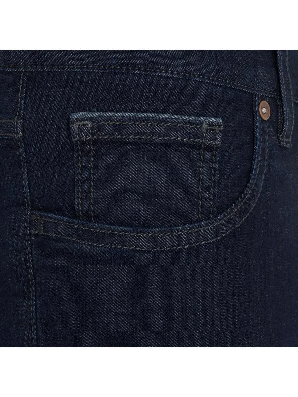 Hiltl 5 Cep İnce İndigo Lacivert Regular Fit Pamuk Elastan Denim Pantolon - 2