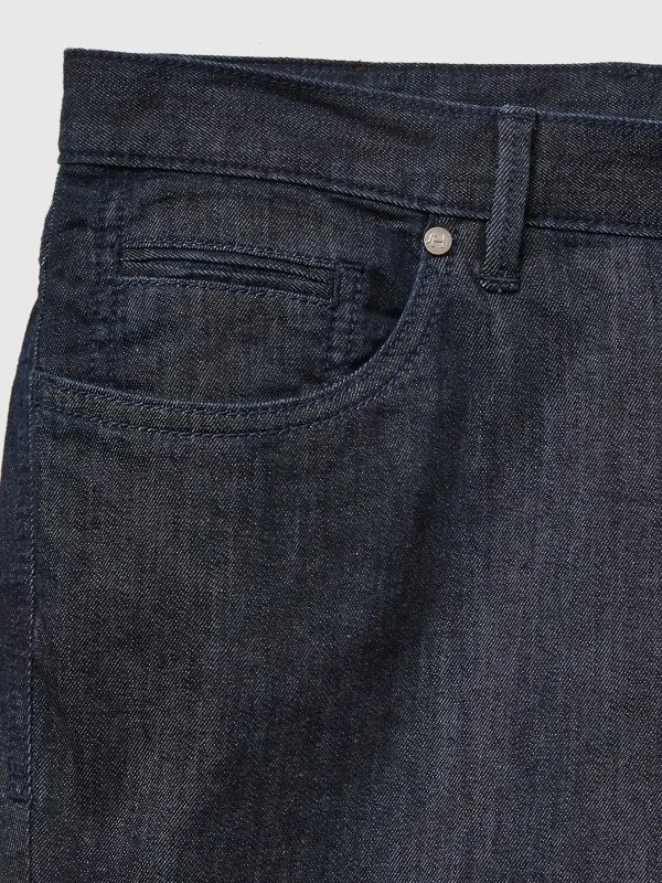 Hiltl 5 Cep İnce Lacivert Pamuk Elastan Regular Fit Denim Pantolon - 3