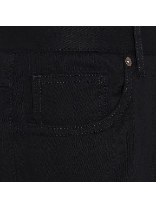 Hiltl 5 Cep Siyah Pamuk Elastan Regular Fit Pantolon - 3