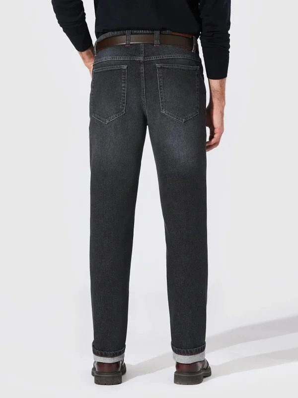 Hiltl Antrasit 5 Cep Candiani Denim Regular Fit Pamuk Pantolon - 3