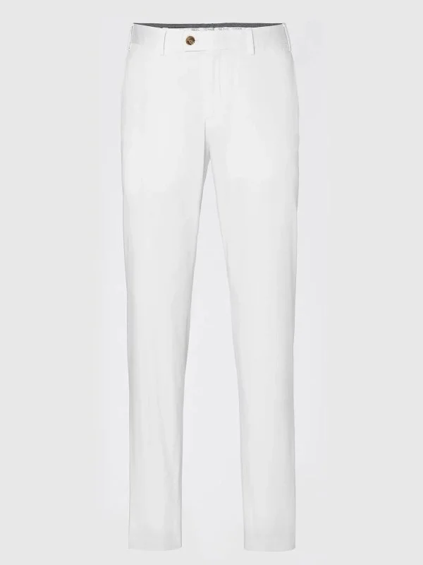 Hiltl Chino Beyaz Slim Fit Pamuk Elastan Pantolon - 3
