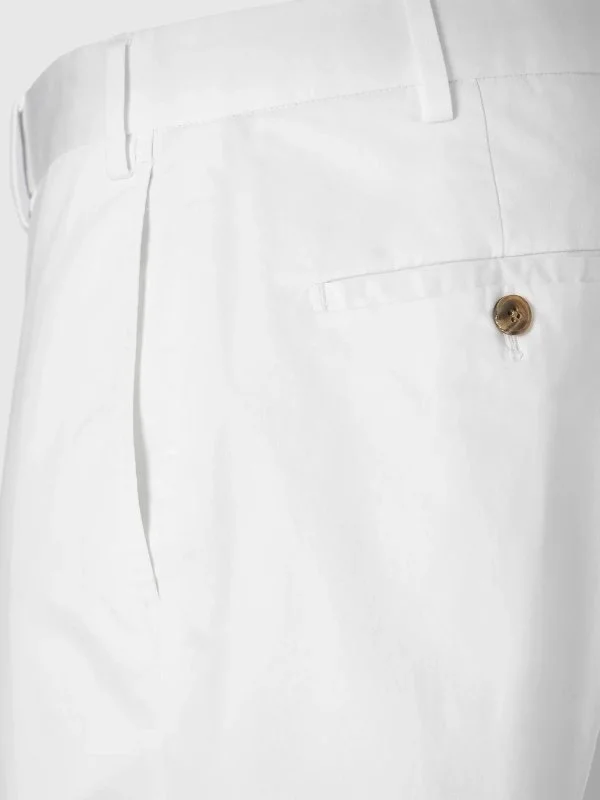 Hiltl Chino Beyaz Slim Fit Pamuk Elastan Pantolon - 4
