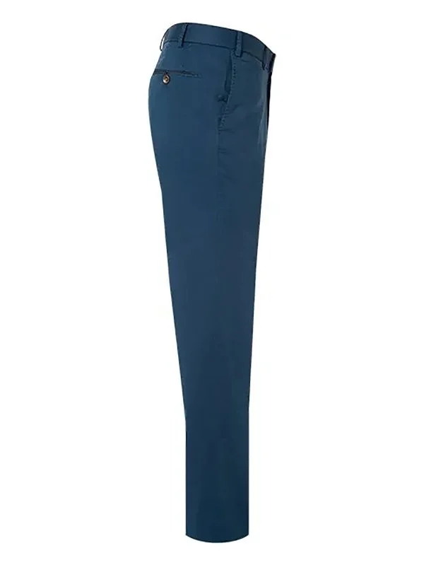 Hiltl Chino Havacı Mavi Regular Fit Pamuk Elastane Pantolon - 3