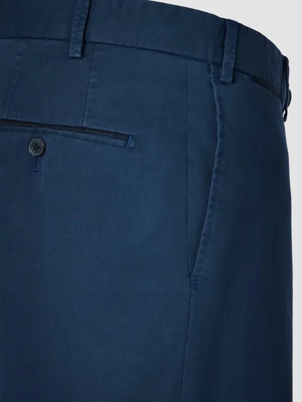 Hiltl Chino Havacı Mavi Regular Fit Pamuk Elastane Pantolon - 4
