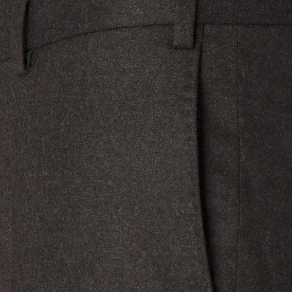 Hiltl Flanel Acı Kahve Yün - Kaşmir Pantolon - 3