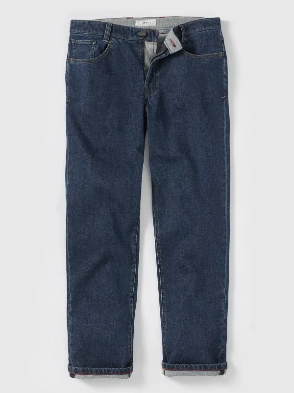 Hiltl Koyu Mavi 5 Cep Candiani Denim Regular Fit Pamuk Pantolon - 2