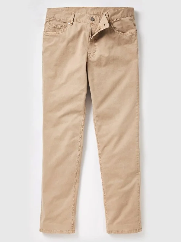 Hiltl Kum Beji 5 Cep Gabardin Yıkamalı Regular Fit Pamuk Elastane Pantolon - 3